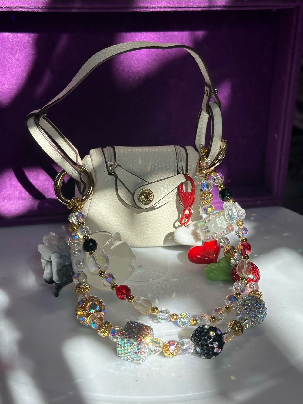 3 in 1 Bag Set — Bag, Chain, and Charm